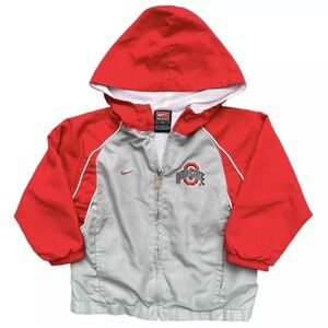 Nike Team Ohio State Buckeyes Kids Full Zip Jacket Size 3T